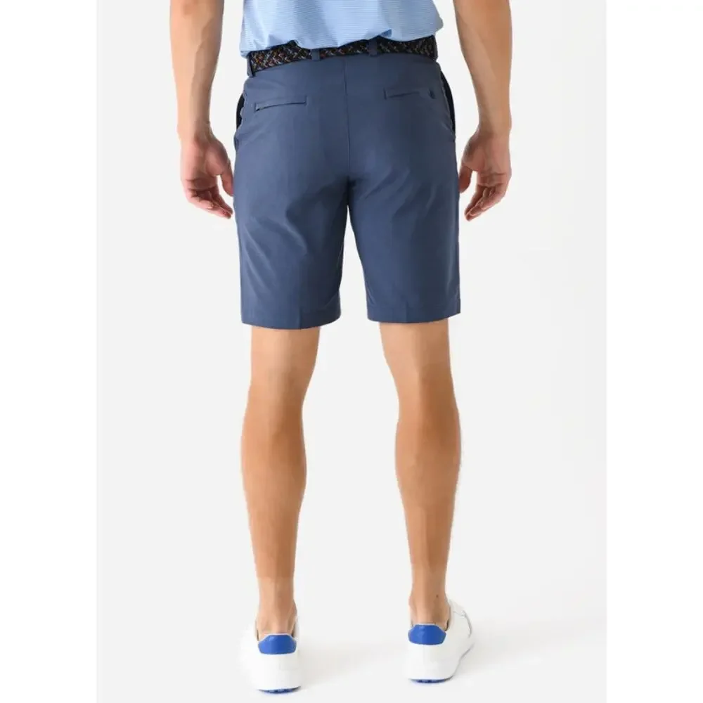 PETER MILLAR Shackleford Performance Hybrid Golf Shorts Navy Blue Men's 38
